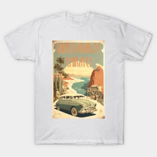 United Arab Of Emirates Vintage Travel Art Poster T-Shirt